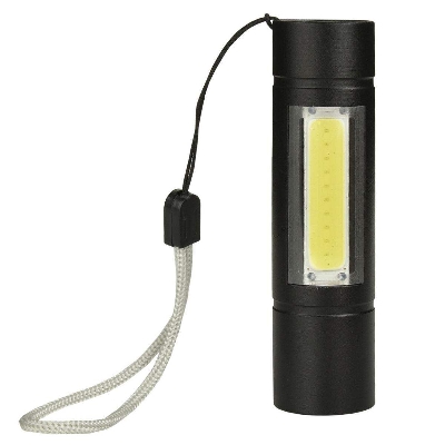 Picture of Geepas GP-009 COB Light Rechargeable Flashlight Torch LED USB Portable Torches 4 Modes Use Of LED Work Lighting Household Outdoor - Light