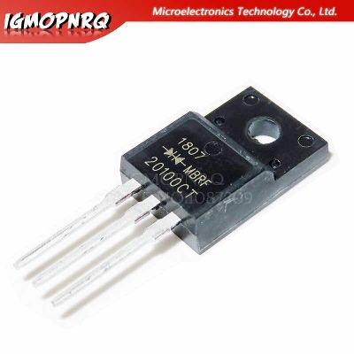 Picture of MBR20100 20A 100V Diode TO-222 MBR 20100 Rectifier Electrical Circuitry & Parts
