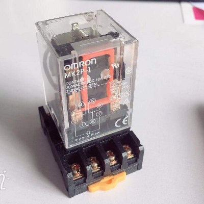 Picture of MK2P-I 10A 220V AC Electromagnetic Relay With 8 Pin Round Base Coil Voltage AC 220V 2 Pole Switches Use For Household & Industrial