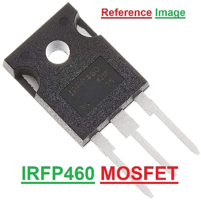 Picture of IRFP460 MOSFET N-Channel Power Transistor 500V 20A TO-247 Electrical Circuitry & Parts