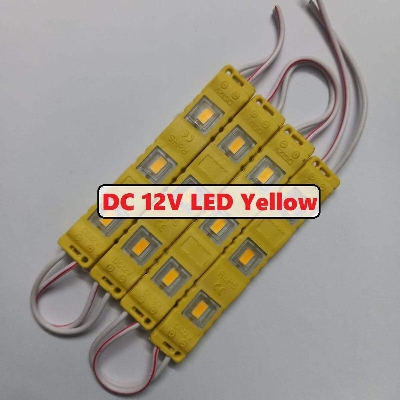Picture of 4Pcs DC 12V COB Yellow LED Light For Decoration Indoor Outdoor Office General Purpose Lighting DIY Light Bulbs