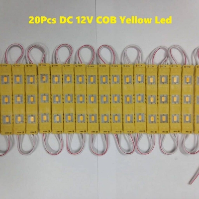 Picture of 20Pcs-DC 12V COB Yellow LED Light For Decoration Indoor Outdoor Office General Purpose Lighting DIY