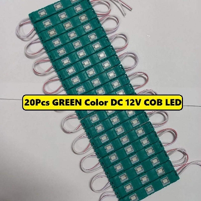 Picture of 20Pcs-DC 12V COB Green LED Light For Decoration Indoor Outdoor Office General Purpose Lighting DIY