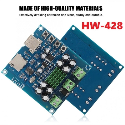 Picture of HW-428 TPA3116D2 TPA3116 2x50W Dual Channel Stereo Digital Audio Power Amplifier Board Amplification DIY Module Mounting kit