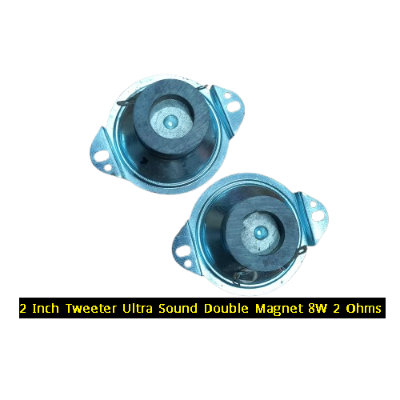 Picture of 2Pcs- 2 Inch Tweeter Ultra Sound Multimedia Double Magnet 2″ Inch 2 Ohms 8W Audio Speaker HiFi Deep For Home Theater Loudspeaker Horn Stereo Amplifier