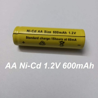 Picture of Top Quality AA Ni-Cd 1.2v 600mAh Rechargeable 14500 Battery For Solar Light Remote Mic Digital Camera MP3 Player Razor LED Trimmer Etc