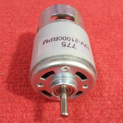 Picture of 12V 775 DC Motor 21000RPM 5mm Shaft Double Ball Bearing