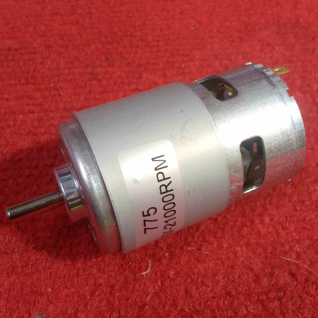 Picture of 12V 775 DC Motor 21000RPM 5mm Shaft Double Ball Bearing