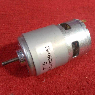 Picture of 12V 775 DC Motor 21000RPM 5mm Shaft Double Ball Bearing