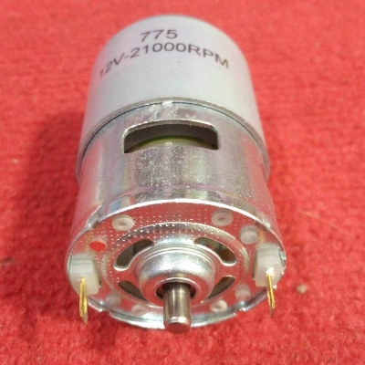 Picture of 12V 775 DC Motor 21000RPM 5mm Shaft Double Ball Bearing