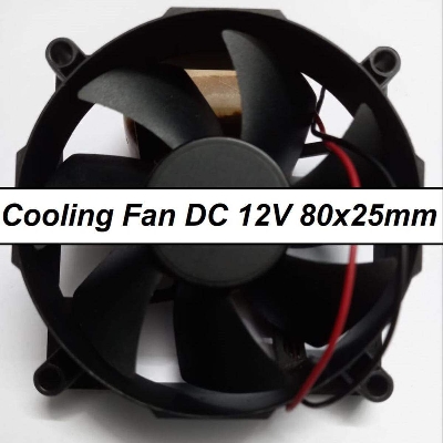 Picture of 12V Cooling Fans DC 12V 8025SM 80x25mm 3.15″ Inch Brushless Sleeve Bearing Heatsink Cooler Cooling Radiator Heat Dissipation Fan With Cables