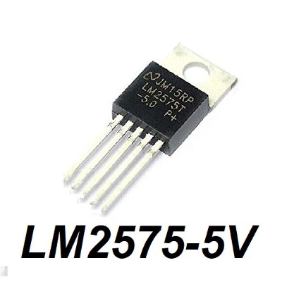 Picture of LM2575T LM2575 LM 2575 Fixed 5V 3A Voltage Regulator Buck IC Max Input 40V Max Output Fixed 5V Step Down Voltage Regulator IC 5 Pin TO-220-5 Switching Voltage Regulator
