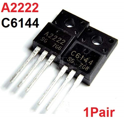 Picture of 2Sa2222 & 2Sc6144 A2222 C6144 Pair Pnp Npn Transistor 50V 10A 2W Bipolar Power Transistor To-220 Silicon Transistor For Epson L110 L210 Logic Card Plc Electrical Circuitry & Parts - Solar Panel