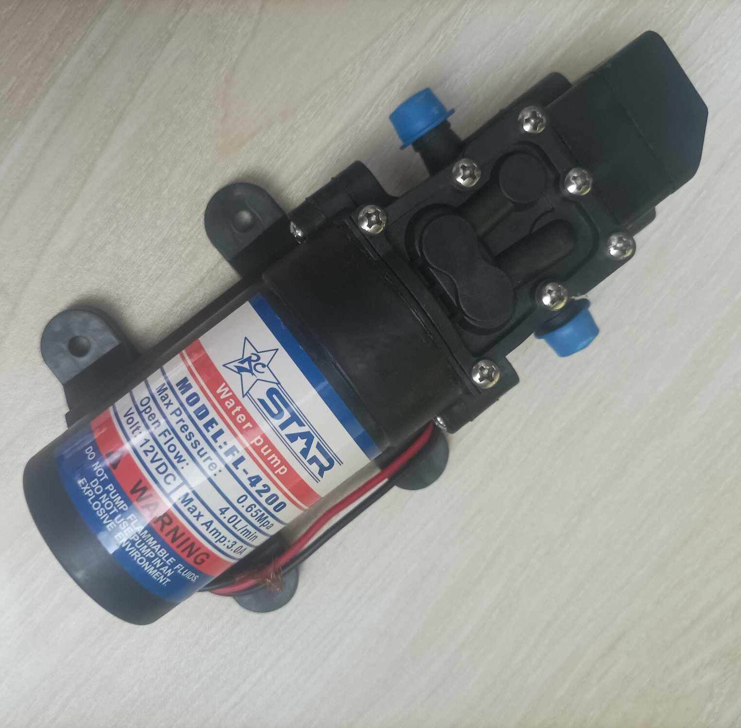 Picture of Heavy Duty Single Motor Water Pump DC 12v 3A 60W For Bike Car Washing Water Pump Garden Irrigation High Pressure Water Pump