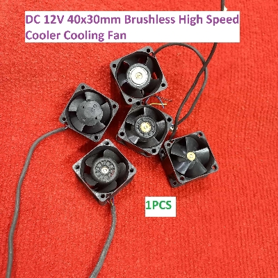 Picture of Cooling Fan DC 12V 40x30mm 4030 Brushless Heatsink Cooler Cooling Radiator Heat Dissipation Fan With Cable For Heat Controller 3D Printer CNC Machine