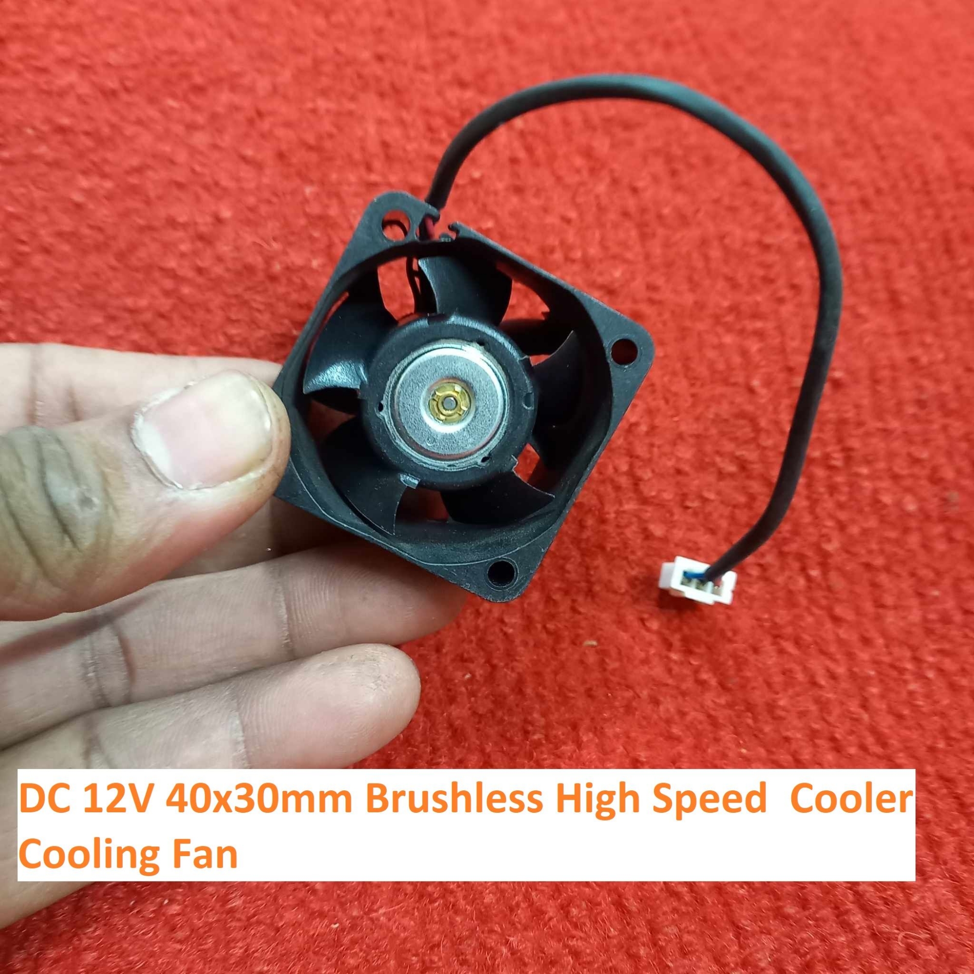 Picture of Cooling Fan DC 12V 40x30mm 4030 Brushless Heatsink Cooler Cooling Radiator Heat Dissipation Fan With Cable For Heat Controller 3D Printer CNC Machine