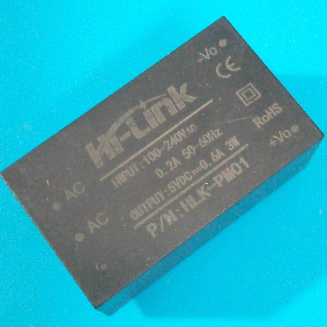 Picture of HI-Link HLK-PM01 AC-DC 220V to 5V 3W Step Down Power Supply Module Intelli-gent Converter Household Switch Power Supply Module Adapters