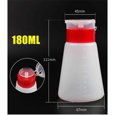 Picture of Plastic Head 180ml Plastic Press Bottle For Soldering Repair Tools Solvent Plastic Press Pump Empty Flux Liquid PCB Cleaner Thinner Bottle