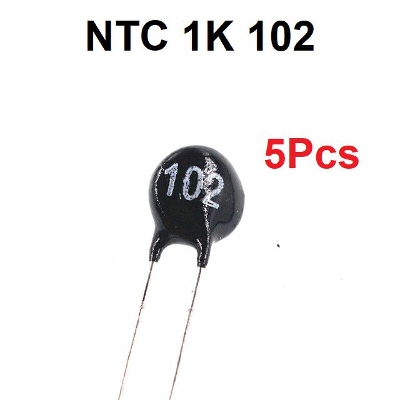 Picture of 5Pcs 1K Ohm 102 Thermal Resistor NTC Thermistor