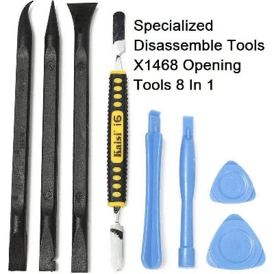 Picture of Specialized Disassemble Tools X1468 Opening Tools 8 In 1 For Mobile Smart Phone Screen Replacement Tablet Laptop Shell Case Repair Pry Bar Set Mobile Accessories