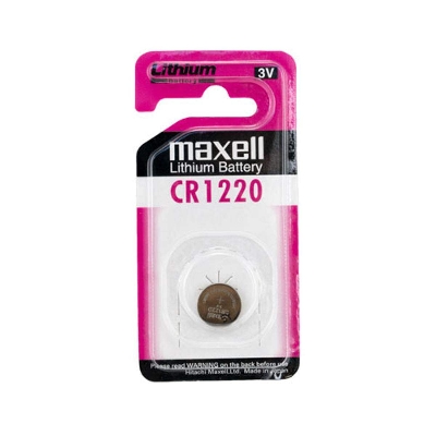 Picture of Top Quality MAX-ELL CR1220 3V Lithium Battery Coin Cell Button Type CR1220 Lithium Watch Batteries CR 1220 For Watch Calculator And Electronics Devices - 12 volt battery
