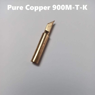Picture of Pure Copper 900M-T-K Soldering Tip Bit Lead Free Soldering Iron Professional Bits Replacement Pencil Soldering Solder Iron Tip For Soldering Iron & Soldering Station Tip