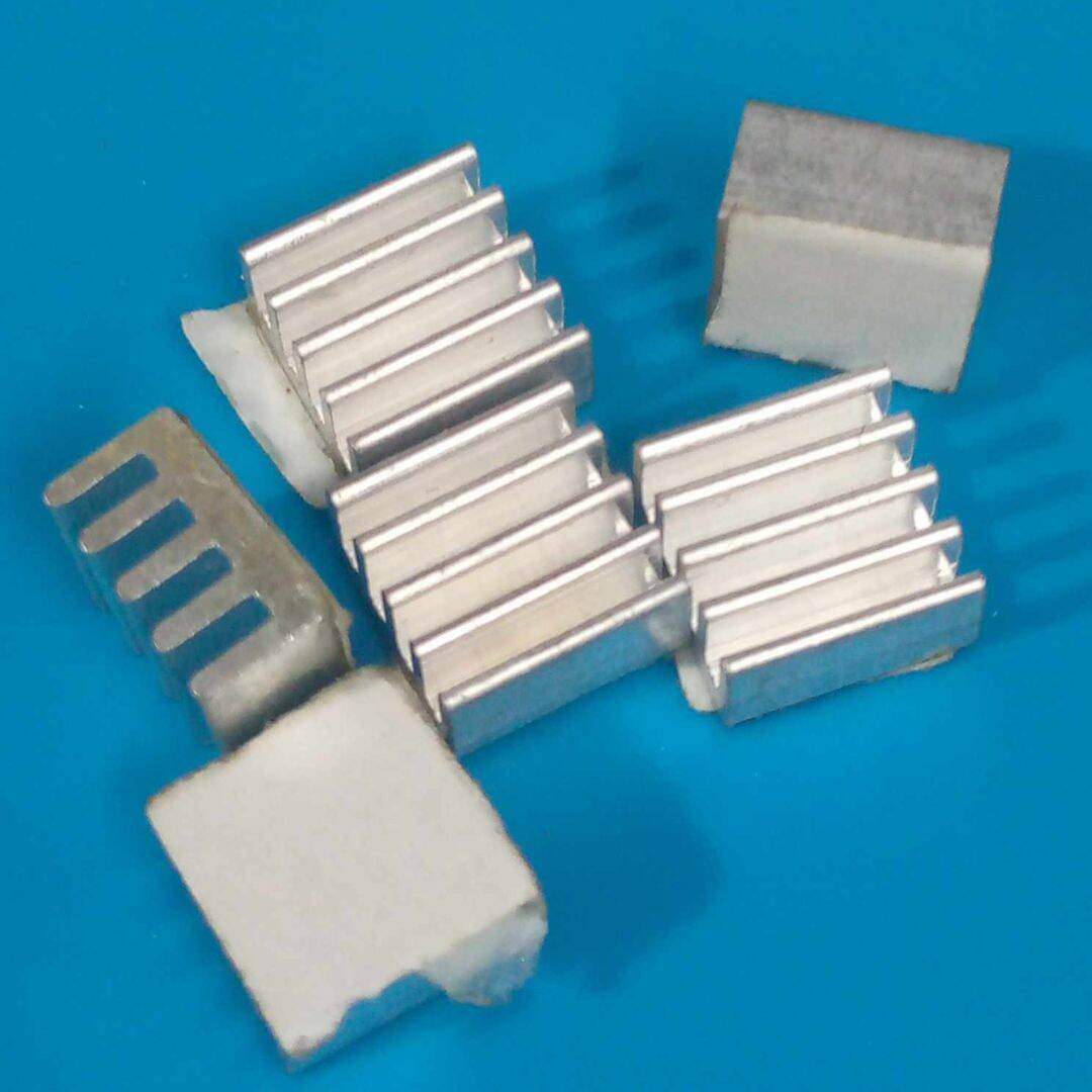 Picture of 10Pcs - Aluminum Heat Sink 9x9x5mm Heatsink Module For LED IC UPS IPS MOSFET Transistor Semiconductor Devices IC