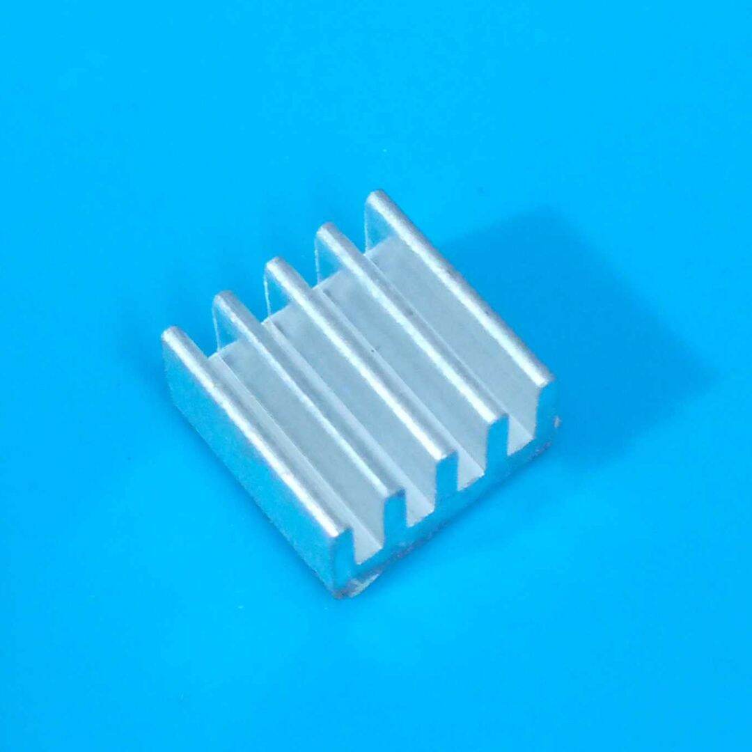 Picture of 10Pcs - Aluminum Heat Sink 9x9x5mm Heatsink Module For LED IC UPS IPS MOSFET Transistor Semiconductor Devices IC