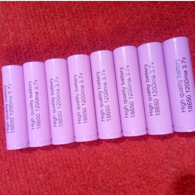 Picture of 8Pcs- 1200mAh Battery 18650 Battery 3.7V 1200mAh Rechargeable Battery