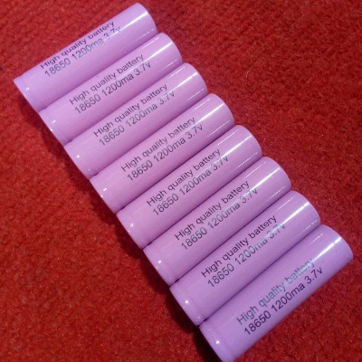 Picture of 8Pcs- 1200mAh Battery 18650 Battery 3.7V 1200mAh Rechargeable Battery