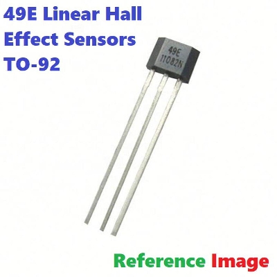 Picture of A Class 49E S49E OH49E SS49E Linear Hall Effect Sensors TO-92 3 Pins Sensor Element Switch For Electric Vehicle Motor Repair High Sensitivity Hall Sensor Linear Sensor Electrical Circuitry & Parts