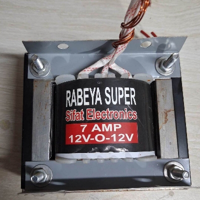 Picture of Aluminium Wire 12V 7A Transformer 12 0 12 7Amp Input AC 220V Output 12V Transformer