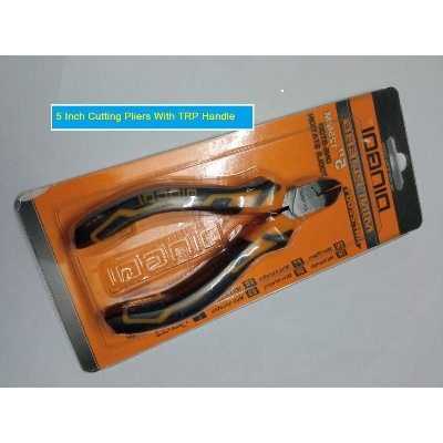 Picture of Diagonal Cutting Pliers 5″ Inch 125mm Combination Pliers TPR Handle For Industrial Household Works Purpose DIY Small Repairs Home