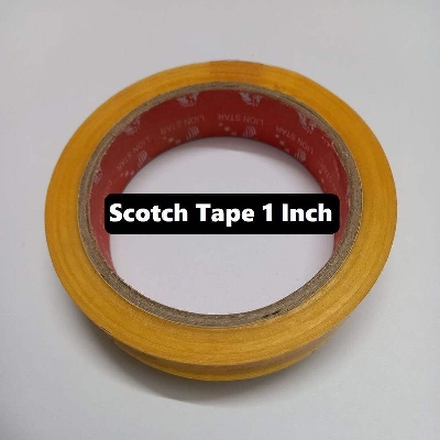 Picture of Tape Width 1″ Inch 25mm Length 100Meter Strong Adhesive Transparent Cello Tape Heavy Duty Packing Tape Cartoon Sealing Binding Tape