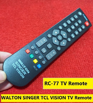 Picture of RC-77 TV Remote Control RC-77 TV Remote Controller LED TV Remote For Wal-ton TV Remote TC-L Vis-ion Sin-ger TV Remote Wal-ton RC 77 TV Remote Universal TV Remote