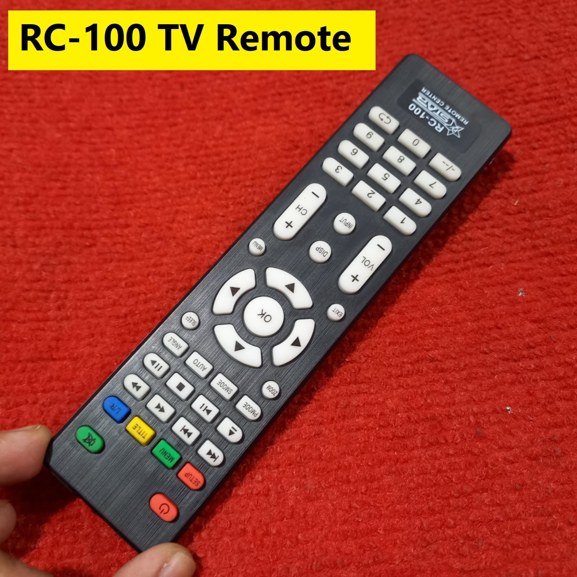 Picture of RC-100 TV Remote Control RC-100 TV Remote Controller TV Remote For China Smart LED TV Remote
