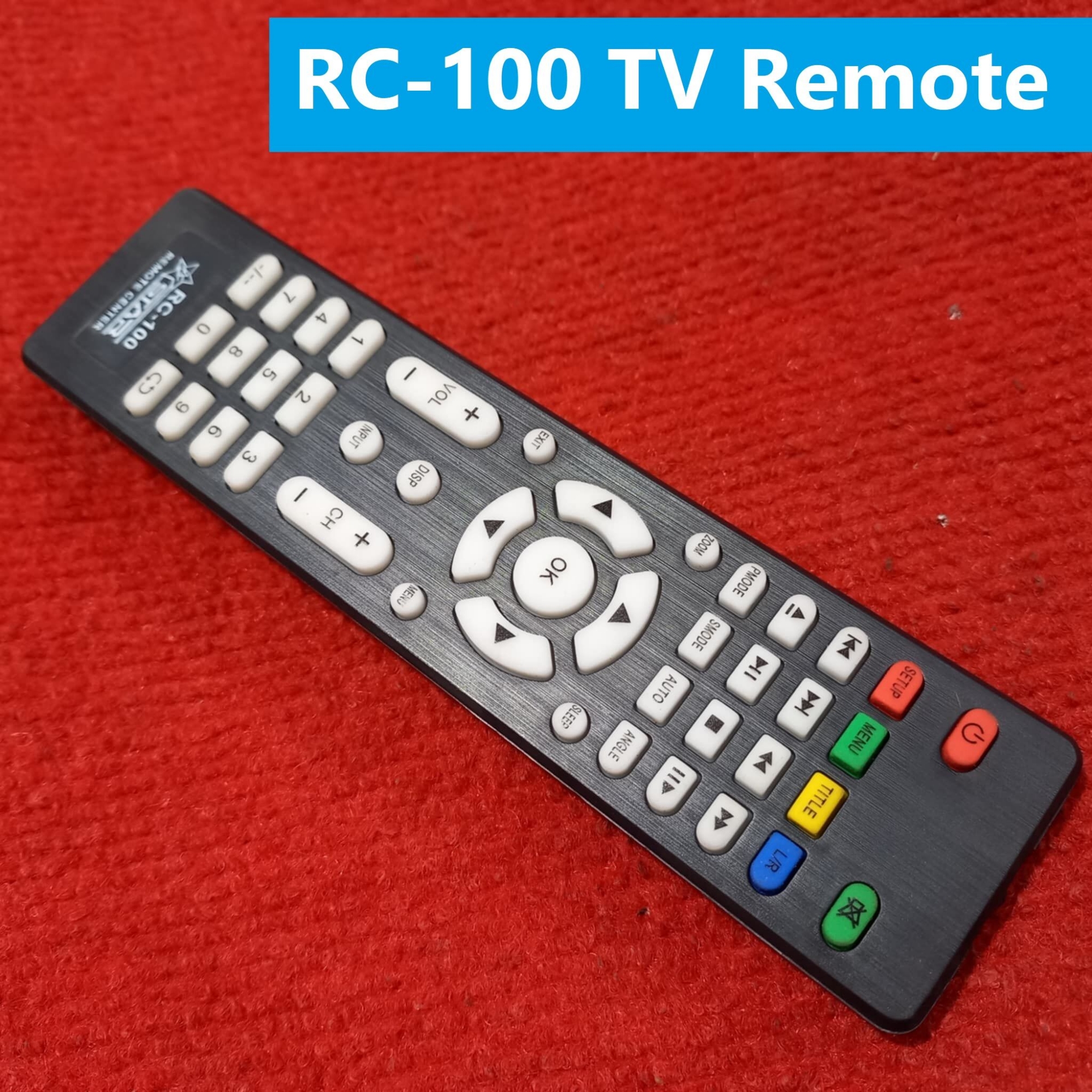 Picture of RC-100 TV Remote Control RC-100 TV Remote Controller TV Remote For China Smart LED TV Remote