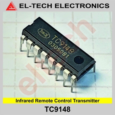 Picture of TC9148 TC 9148 9148 Infrared Remote Control Transmitter DIP-16 Electrical Circuitry & Parts