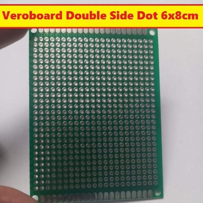 Picture of Veroboard Double Side Dot 6X8Cm Glass Fiber Stripboard Pcb Printed Circuit Board Project Board For Prototyping Weld Soldering Arduino Diy - Power Bank Circuit