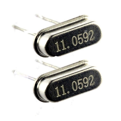 Picture of 5Pcs-11.0592MHz Crystal Oscillators 11.0592MHz Mini Passive Resonator 11.0592 MHz Inline Feet Passive Components Crystal Electronics Circuitry & Parts