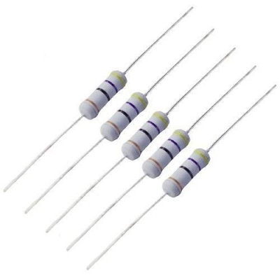Picture of 25Pcs- Watt 6.8K Ohm Resistor 1W 6.8K Ohm Metal Film Resistor 6.8K Ohm 1 Watt Metal Oxide Film Resistor Axial Lead 6.8K Ohm ±5% Tolerance Passive Components Electrical Circuitry & Parts