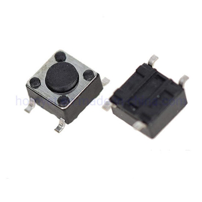 Picture of 10Pcs- SMD Momentary 4Pin Tactile Tact Push Button Switch 4 Pin 6x6x5mm On Off PCB SMD Touch Switch Momentary Push Button Switch Square Push Switch Light Switch