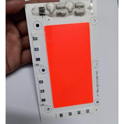 Picture of PINK Color JT-156×89-72C4B-100 100W Supper Bright Pink 100W Direct AC 220V 156x89mm COB LED Chip 100Watt Pink Color Light Directly Connect AC 220V Without Need Any Drivers For DIY Flood Light - multicolor