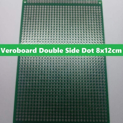 Picture of Double Side Dot 8x12cm Veroboard Glass Fiber Stripboard P.C.B Printed Circuit Board Project Board For Prototyping Weld Soldering Arduino DIY Electrical Circuitry & Parts