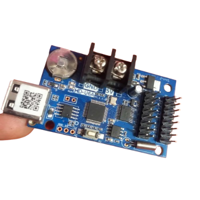 Picture of HD-U6A Single Color 320×32 Pix-el 12 Led Control Card 2 Line Pixel Support p10 p16 p20 Single Color Panel Replacement LED Light Bulbs