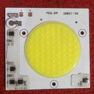 Picture of WHITE OK-15895 50W Direct AC 220V 50W Size 85x80mm COB SMD LED - multicolor