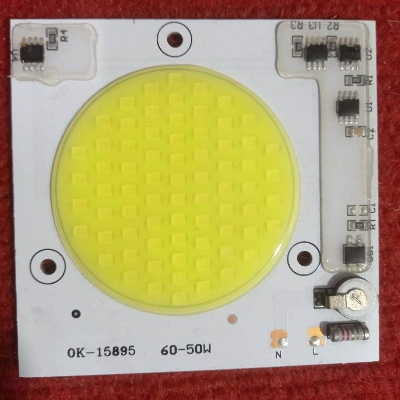 Picture of WHITE OK-15895 50W Direct AC 220V 50W Size 85x80mm COB SMD LED - multicolor