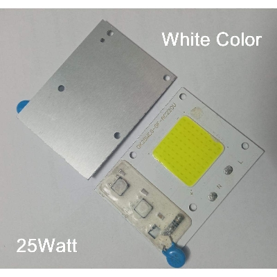 Picture of WHITE Color OK25WCG-GF 25W Supper Bright White 25W Direct AC 220V 60x45mm COB LED Chip 25 Watt White Color Light Directly Connect AC 220V Without Need Any Drivers For DIY Flood Light - multicolor