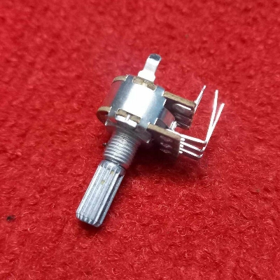 Picture of Unique Selections - 2Pcs 6 Pin 100K Potentiometer Dual Linear Panel Mount 100K Ohm 1/2 Watt 6 Pin Double Gang 6 Terminals 100K