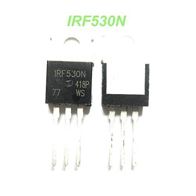Picture of IRF530PBF IRF530 IRF 530 100V 14A 79W TO-220 N-Channel Power MOSFET 3 Pin IC Power Transistor Field Effect MOSFET IC Electronic Components Electrical Circuitry & Parts